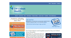 Desktop Screenshot of lisbonhospital.com
