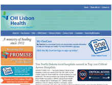 Tablet Screenshot of lisbonhospital.com
